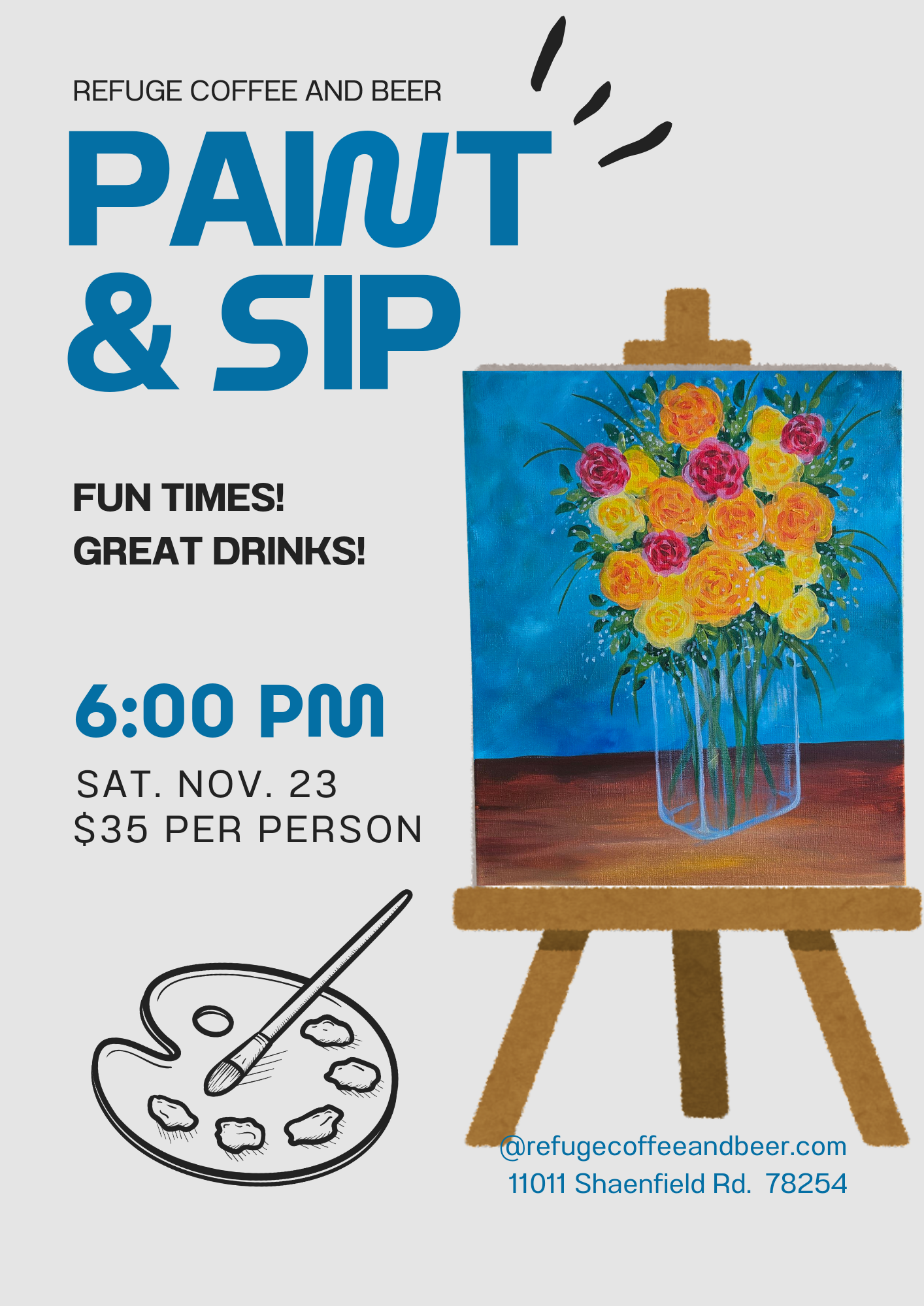 Sip ‘n Paint – 11/23/2024