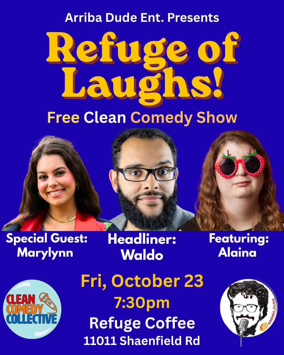 REFUGE OF LAUGHS | Oct 23, 2026
